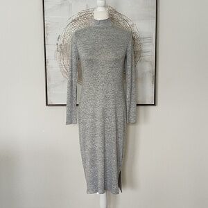 New BR Gray Shirt/Jersey Dress Size S